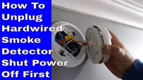 How To Unplug Hardwired Smoke Detector How to unplug a smoke detector (easy, only 5 seconds…) - YouTube